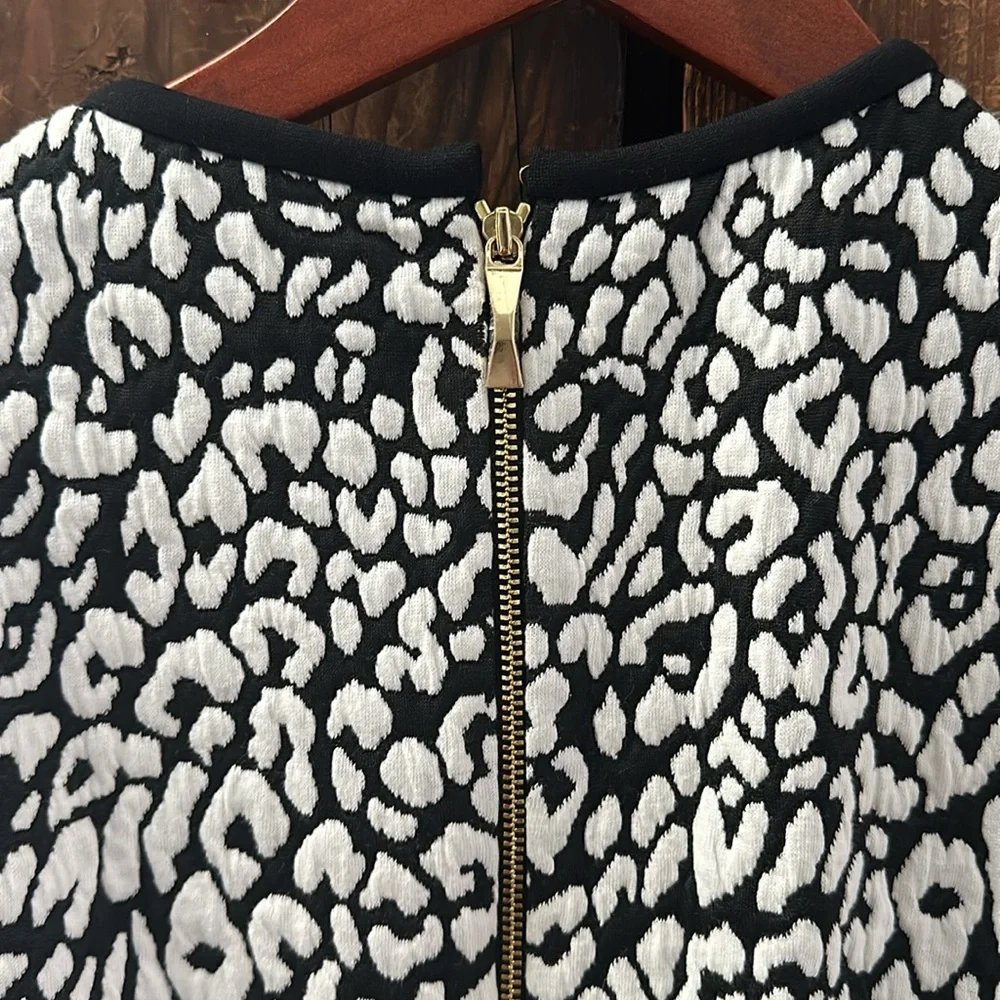 Kate Spade New York sleeveless leopard-print fit & flare dress XXSmall - Picture 8 of 10